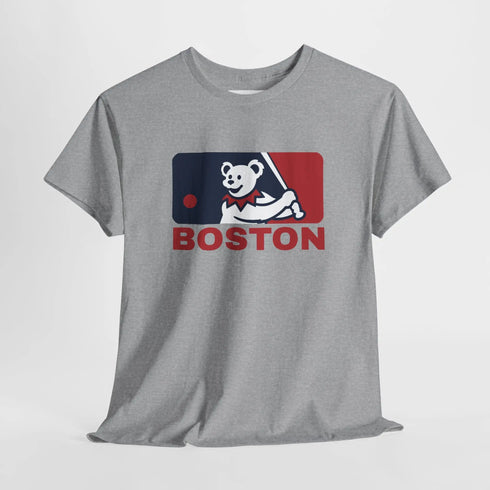 Grateful Dead - Red Sox MLB Logo Grateful Dead Steal Your Face T-Shirt - StealieShop