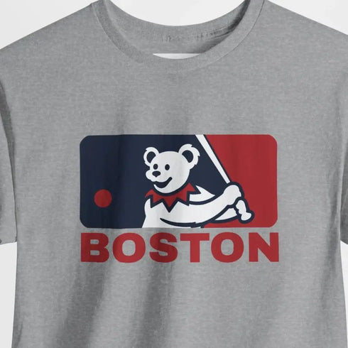 Grateful Dead - The Ballpark Collection: Baseball Edition MLB Logo Grateful Dead Steal Your Face T-Shirt - StealieShop