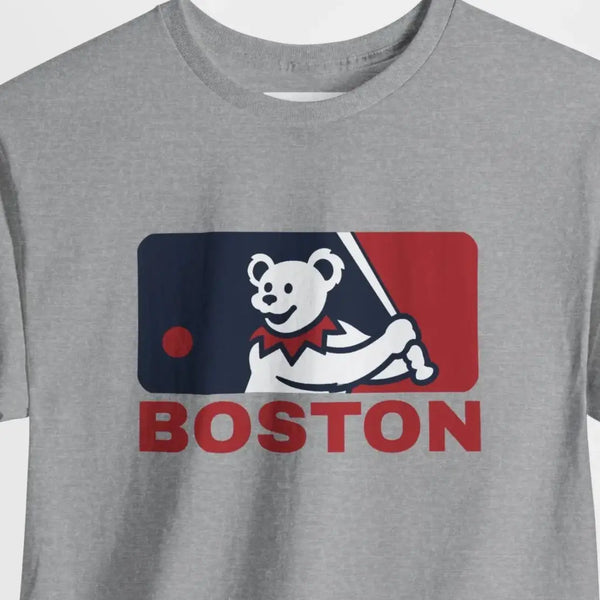 Grateful Dead - The Ballpark Collection: Baseball Edition MLB Logo Grateful Dead Steal Your Face T-Shirt - StealieShop