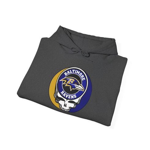 Baltimore Ravens Logo Stealie Grateful Dead Hoodie