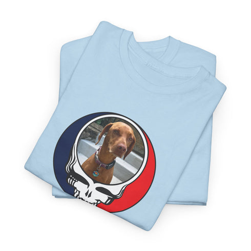 Custom Dog Stealie Unisex Grateful Dead T-Shirt (170)