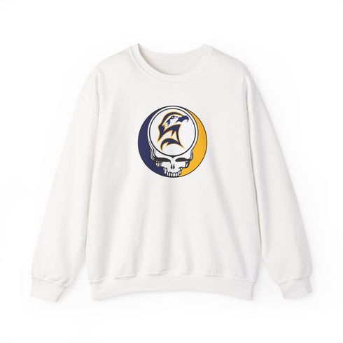 Custom Seahawk Stealie Crewneck Sweatshirt