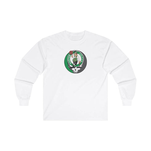 Boston Celtics Grateful Dead Long Sleeve Tee StealieShop