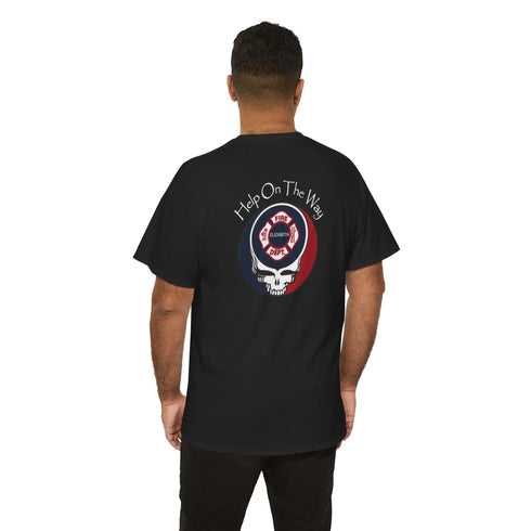 Elizabeth Fire Department Grateful Dead T-Shirt StealieShop