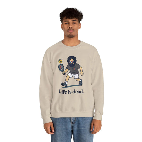 Grateful Dead - Jerry's in A Pickle | Life is dead. Crewneck Sweatshirt - StealieShop