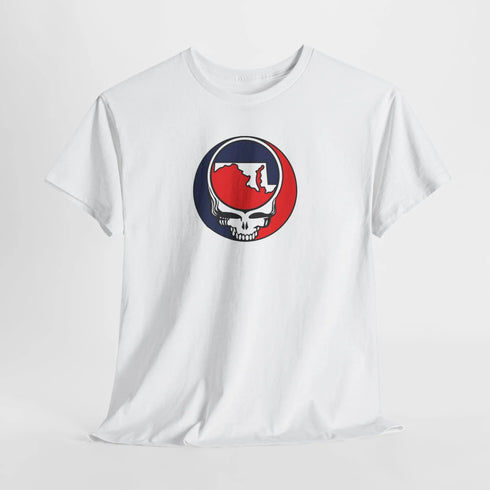 Maryland Map Stealie Grateful Dead T-Shirt