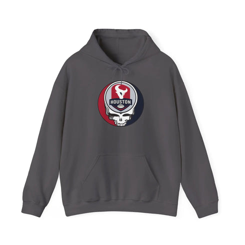 Grateful Dead - Houston Texans Stealie Grateful Dead Hooded Sweatshirt - NFL - StealieShop