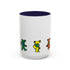Grateful Dead - Dancing Bears Stealie Coffee Mug - StealieShop