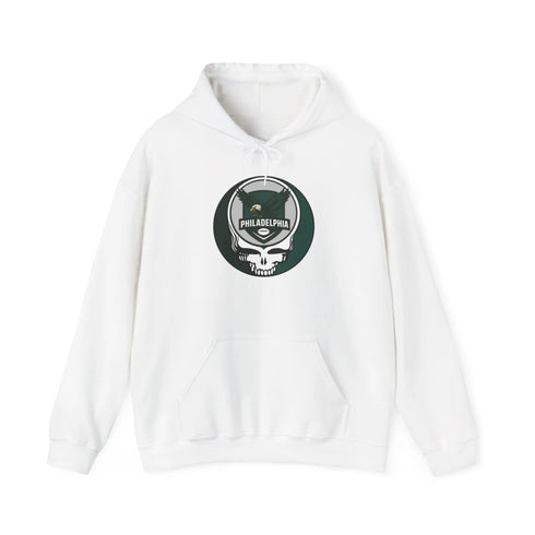 Grateful Dead - Philadelphia Eagles Stealie Grateful Dead Hoodie Sweatshirt - NFL - StealieShop