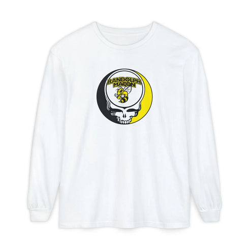 Randolph Macon Stealie Grateful Dead Unisex Garment-Dyed Long Sleeve Shirt