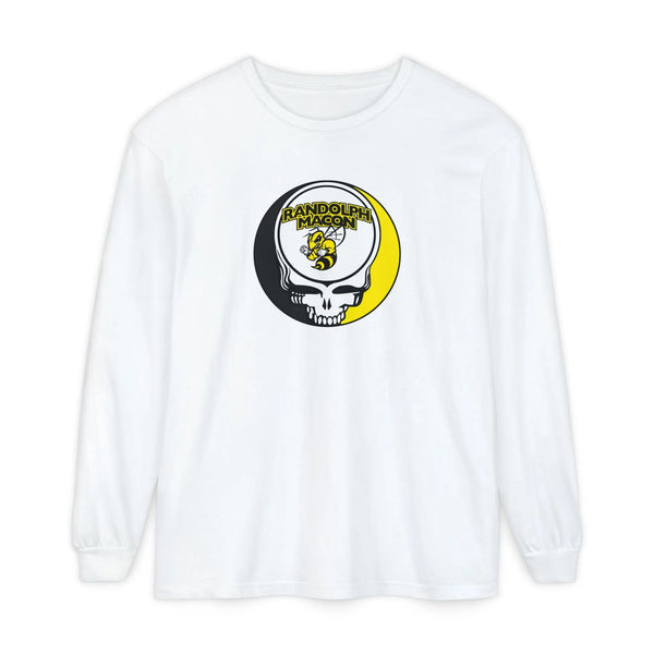 Randolph Macon Stealie Grateful Dead Unisex Garment-Dyed Long Sleeve T-Shirt
