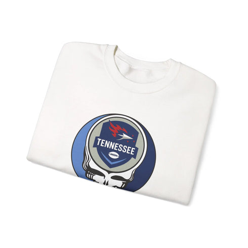 Grateful Dead - Tennessee Titans Grateful Dead Stealie Crewneck Sweatshirt - NFL - StealieShop