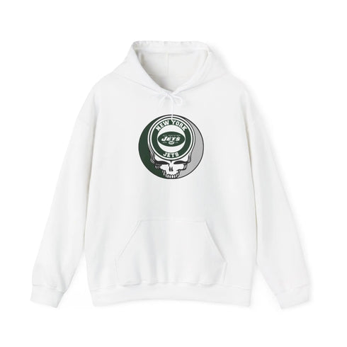 New York Jets Logo Stealie Grateful Dead Hoodie