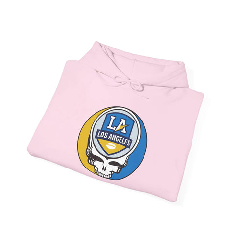 Grateful Dead - Los Angeles Chargers Stealie Grateful Dead Hooded Sweatshirt - NFL - StealieShop