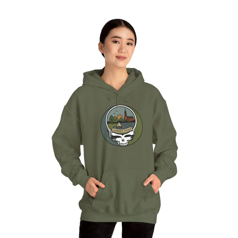 Connecticut Stealie Unisex Heavy Blend Hoodie