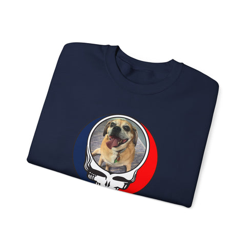 Custom Dog Stealie Crewneck Sweatshirt