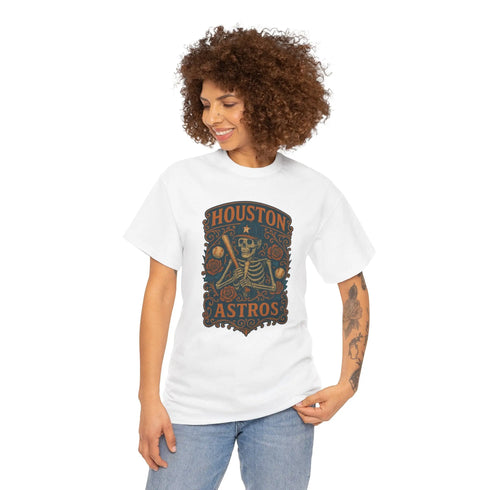 Grateful Dead - Houston Astros Retro Poster Art T-shirt - StealieShop