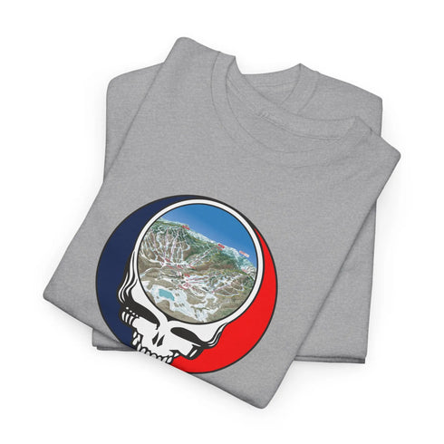 Stowe Trail Map Stealie Grateful Dead T-Shirt