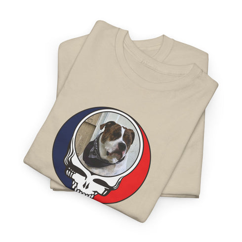 Custom Dog Stealie Unisex Grateful Dead T-Shirt (111)