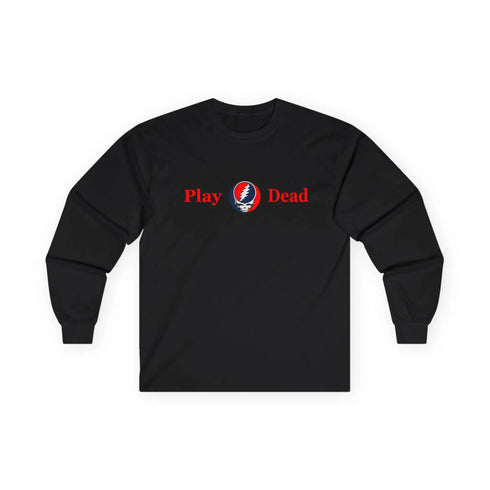 Grateful Dead - Play Dead Stealie Unisex Ultra Cotton Long Sleeve Tee - StealieShop