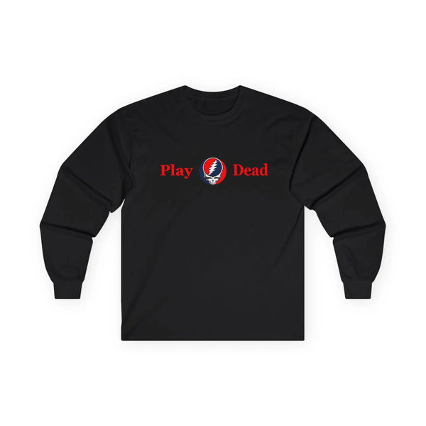 Grateful Dead - Play Dead Stealie Unisex Ultra Cotton Long Sleeve Tee - StealieShop