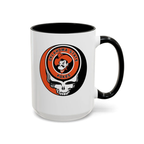 Oklahoma State University Grateful Dead Stealie Coffee Mug (11oz or 15oz) - StealieShop