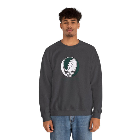 Michigan State Grateful Dead Stealie Crewneck Sweatshirt - StealieShop