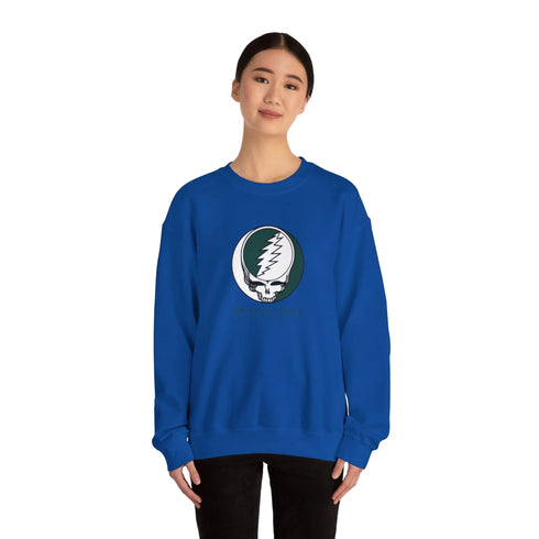 Michigan State Grateful Dead Stealie Crewneck Sweatshirt - StealieShop