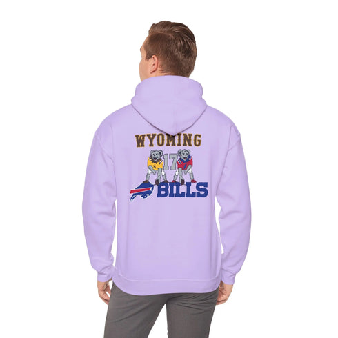 Buffalo Bills x Wyoming Cowboys Dancing Bear Unisex Hoodie StealieShop