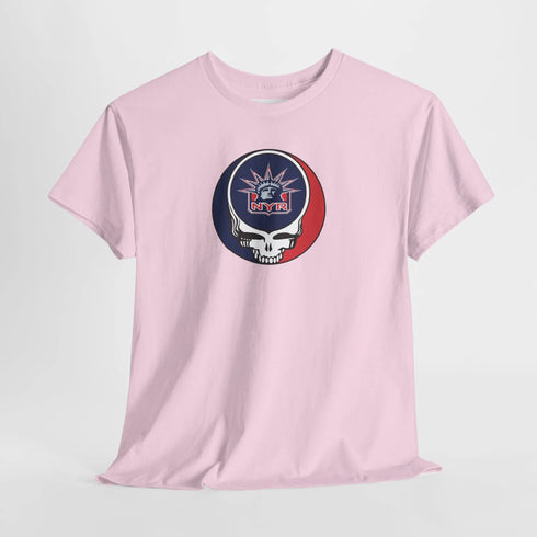 Grateful Dead - New York Rangers Grateful Dead Steal Your Face T-Shirt - NHL - StealieShop