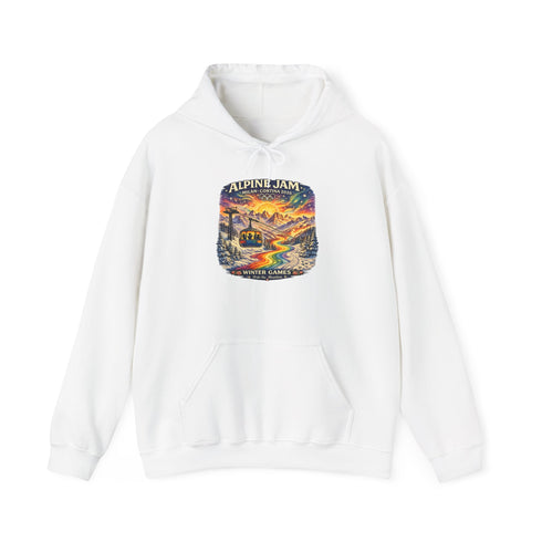"Alpine Jam" 2026 Milan Cortina Olympics Unisex Heavy Blend Grateful Dead Hoodie