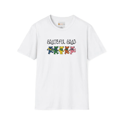 Grateful Dead - Grateful Grad Dancing Bears Grateful Dead T-Shirt - StealieShop