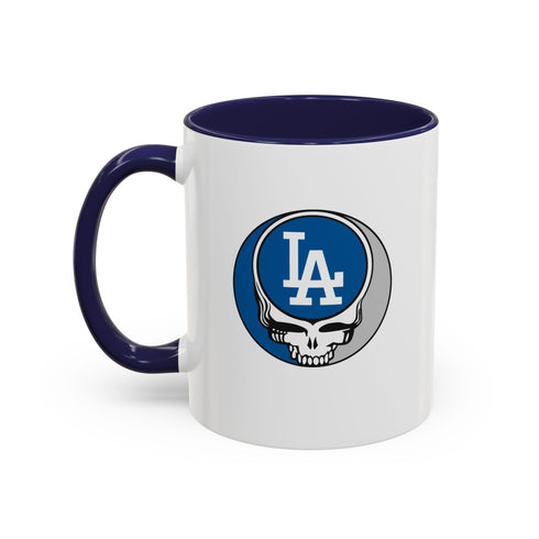 Grateful Dead - The Ballpark Collection: Los Angeles Baseball Edition Grateful Dead Stealie Coffee Mug - StealieShop