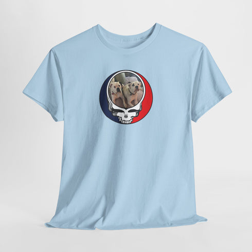 Custom Dog Stealie Unisex Grateful Dead T-Shirt (97)