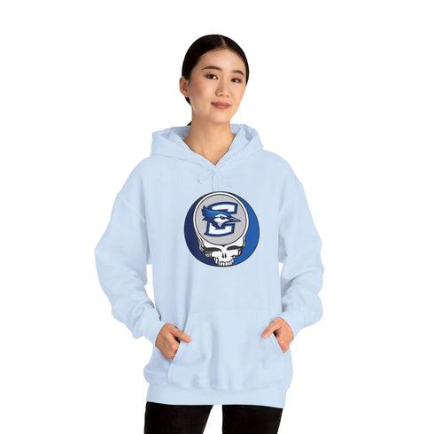 Creighton University Grateful Dead Unisex Heavy Blend Hoodie - StealieShop