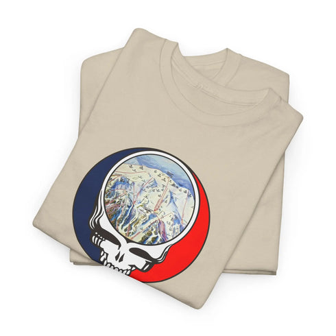 Mammoth Mountain Trail Map Stealie Grateful Dead T-Shirt