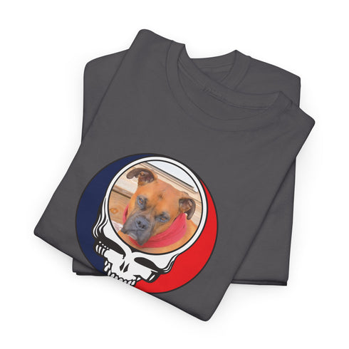 Custom Dog Stealie Unisex Grateful Dead T-Shirt (131)