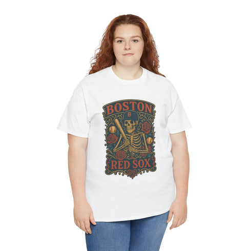 Grateful Dead - Boston Red Sox Retro Poster Art T-shirt - StealieShop