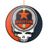 Grateful Dead - Houston Baseball Baseball Stealie Christmas Ornament - StealieShop