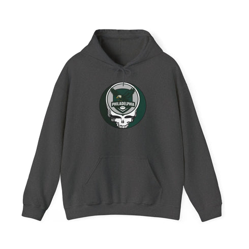 Grateful Dead - Philadelphia Eagles Stealie Grateful Dead Hoodie Sweatshirt - NFL - StealieShop