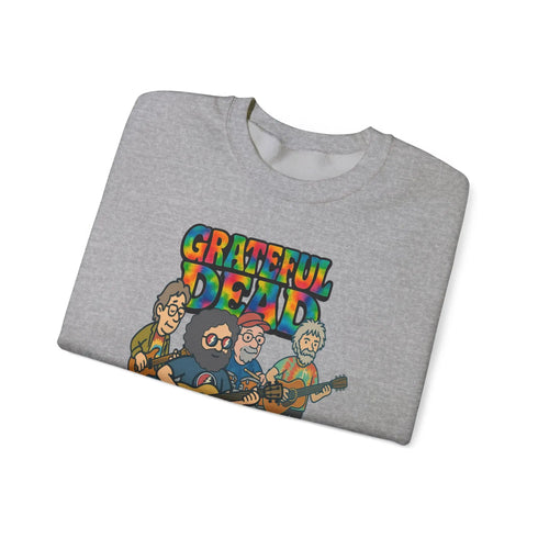 Grateful Dead - Jerry and The Band | Life is dead. Crewneck Sweatshirt - StealieShop