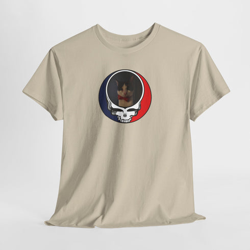 Custom Cat Stealie Unisex Grateful Dead T-Shirt (58)