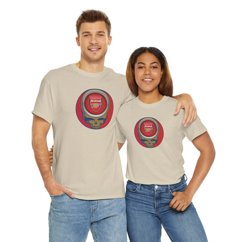 Arsenal FC Grateful Dead T-Shirt - MLS Soccer Printify
