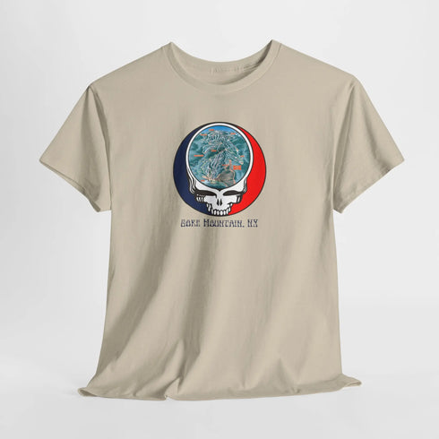 Gore Mountain Trail Map Stealie Grateful Dead T-Shirt