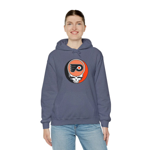 Philadelphia Flyers Grateful Dead Unisex Heavy Blend Hoodie StealieShop
