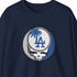 Grateful Dead - Los Angeles Dodgers Grateful Dead Stealie Crewneck Sweatshirt - MLB - StealieShop