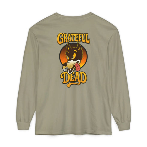 Grateful Dead - The Wolf Vineyard Collection Garment-Dyed Long Sleeve T-Shirt - StealieShop