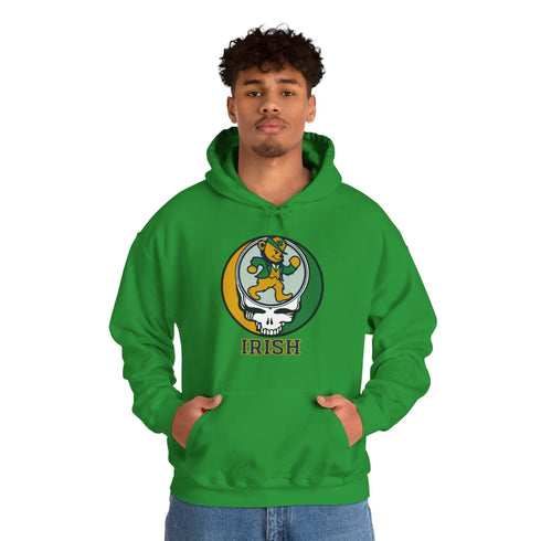 Grateful Dead - Irish Dancing Leprechaun Stealie Unisex Heavy Blend™ Hooded Sweatshirt - StealieShop