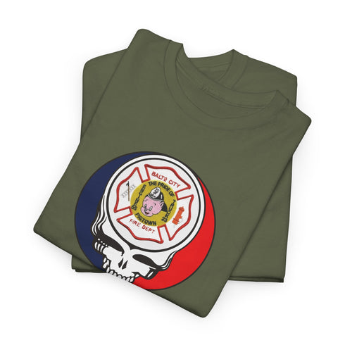 Custom Pigtown Fire Dept Stealie Unisex Grateful Dead T-Shirt