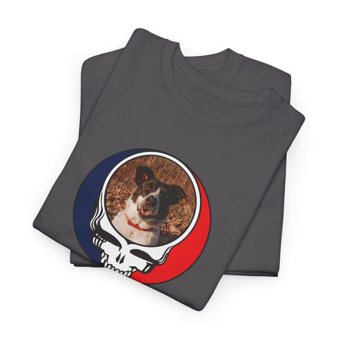 Custom Dog Stealie Unisex Grateful Dead T-Shirt (93)